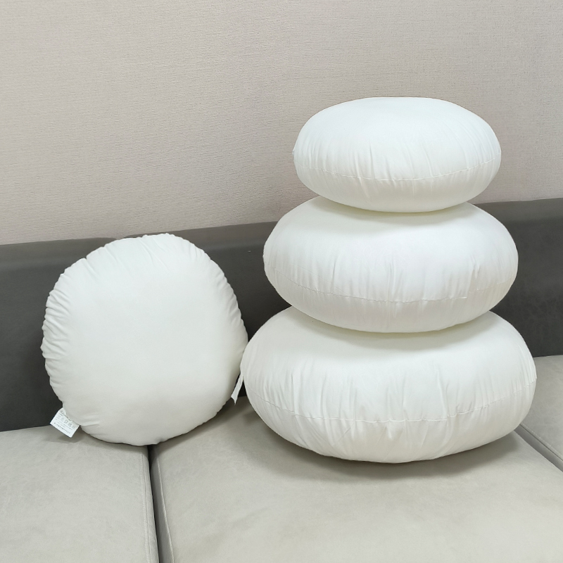 圆形枕芯沙发靠背内胆芯咕臣内胆填充物靠垫靠枕床头腰枕定制订做