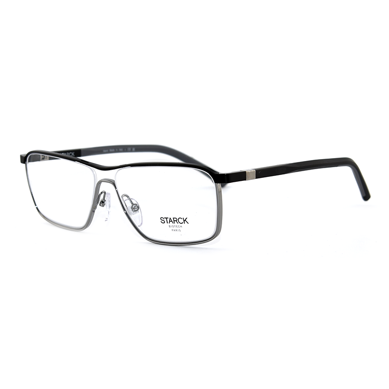 starck斯塔克合金男款大脸商务休闲风格弹簧腿近视眼镜sh 2069