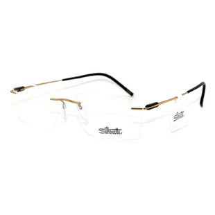 Silhouette诗乐眼镜架多边形超轻钛架眼镜框男女无框近视眼镜5561