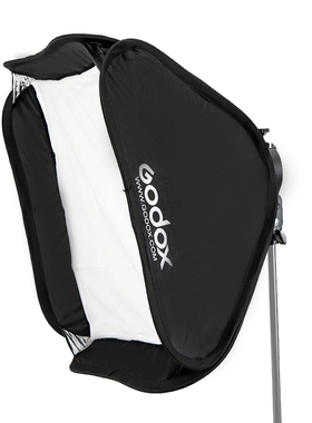 神牛40*40cm柔光箱 机顶闪光灯 便携式可折叠带S支架摄影柔光罩