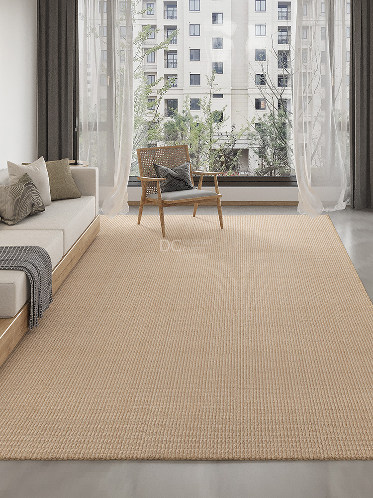 客厅纯色大宅羊毛剑麻侘寂地毯