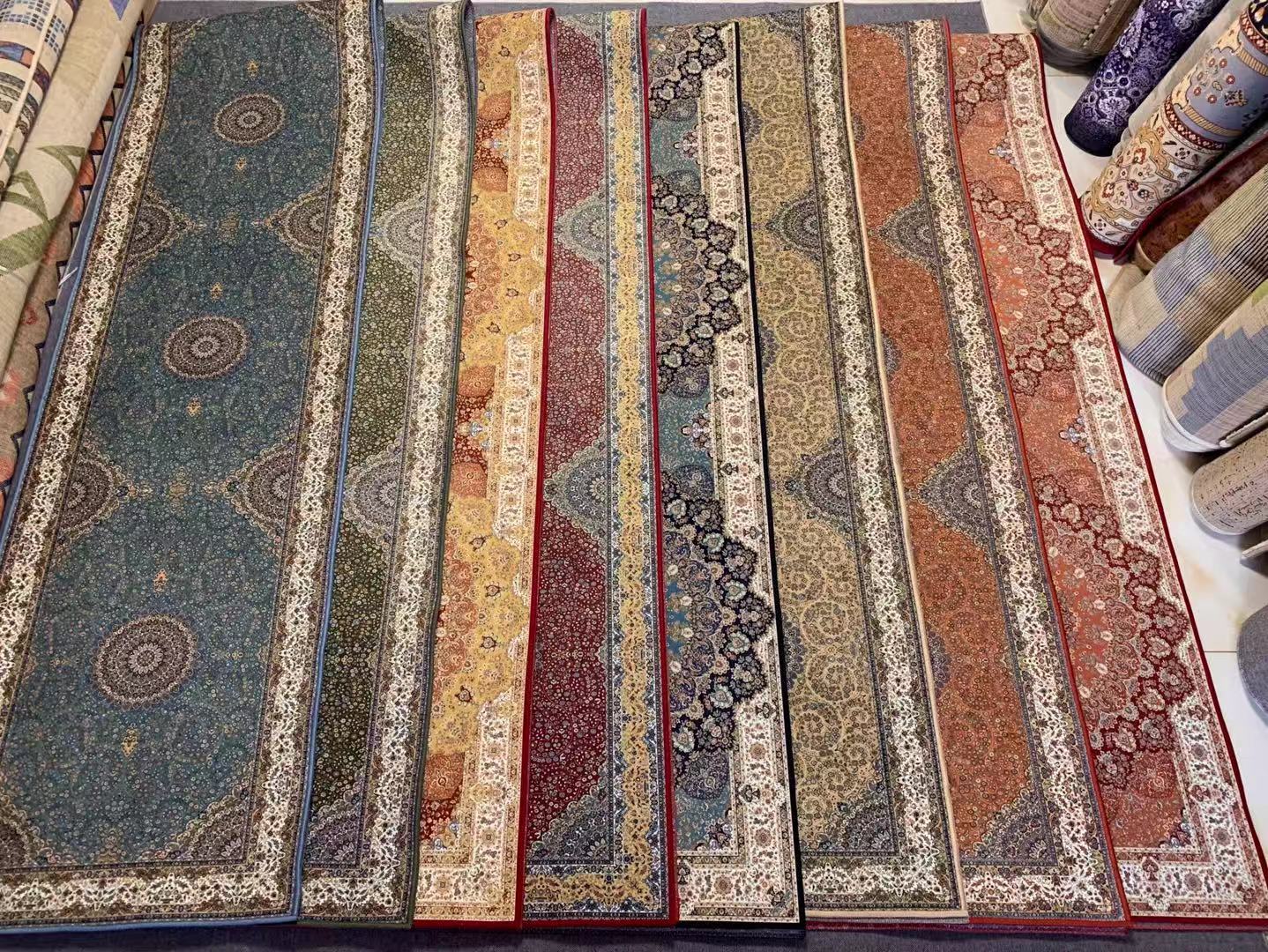 长条走廊美式轻奢日韩风田园地毯