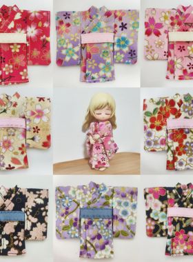 ob11日式浴衣和风p10阿巳2.0妖精体ob22棉花娃娃10cm出逃体 女款