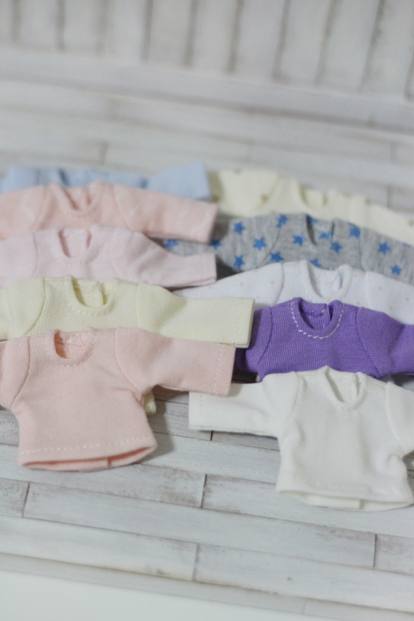 【Mao】OB11/GSC/YMY幼体/8分bjd/野蛮宝贝/娃衣基础打底T恤上衣