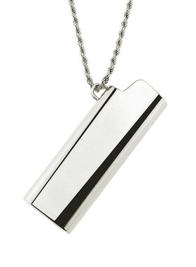 日本原宿创意新潮打火机壳男士打火机套装饰吊坠项链挂件一件代发