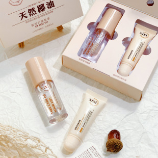 XIXI581唇部护理套装滋润补水保湿显色淡化唇纹嘟嘟唇学生持久透