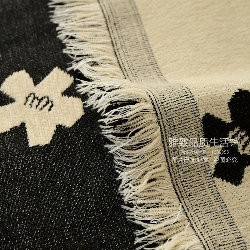 북유럽 일본식 작은 신선한 안티 고양이 스크래치 겨울 두꺼워지고 길어진 따뜻한 소파 커버 천으로 셔닐 실 벨벳 담요