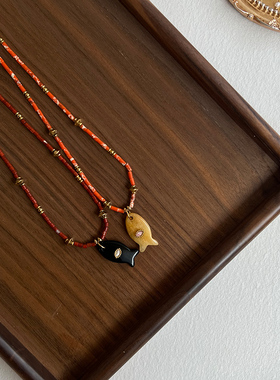 法式复古INS风编织颈链