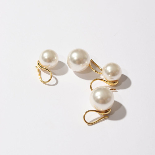 WEARRING珍珠耳环S925银