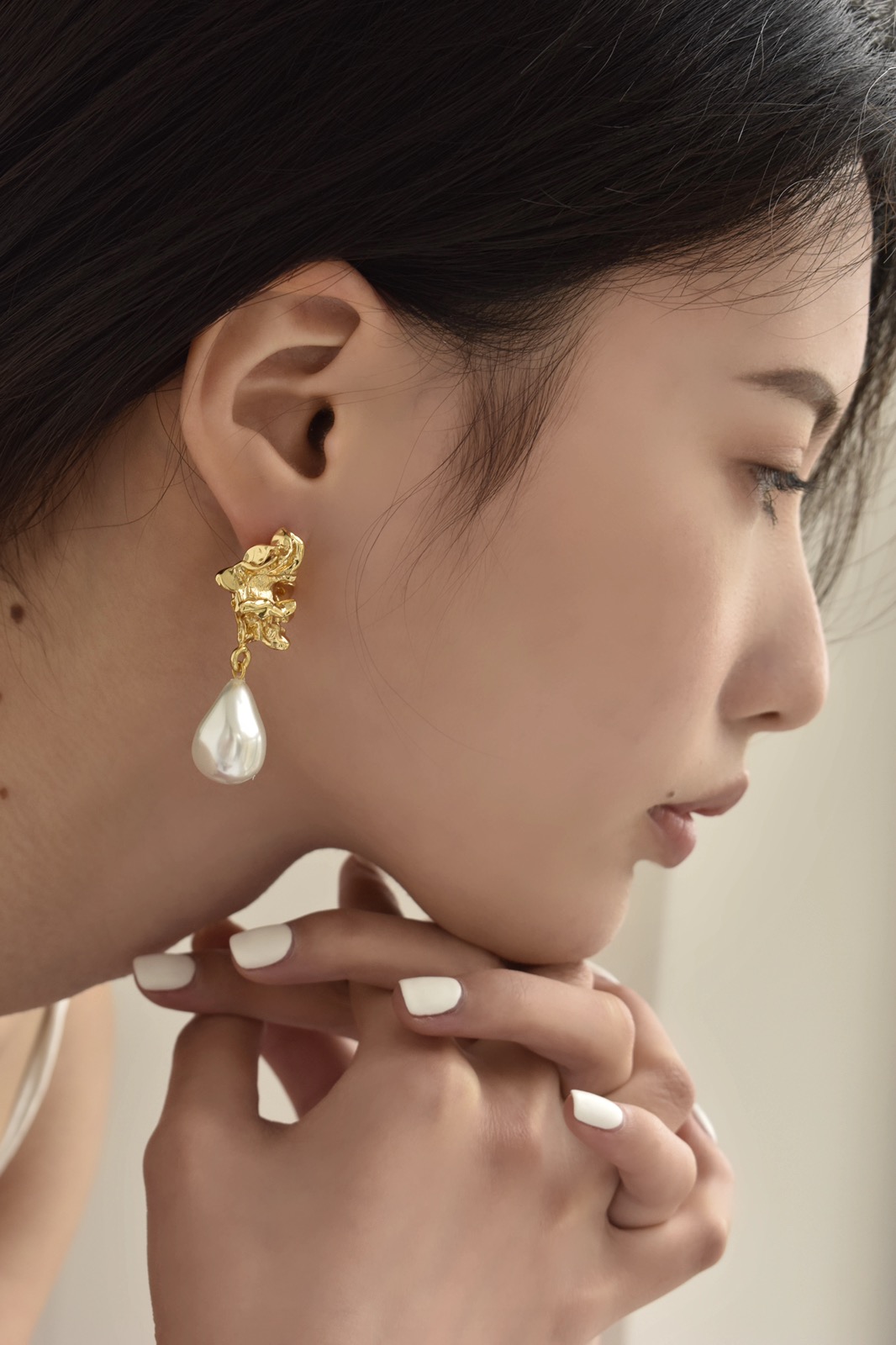 wearring178欧美小众女珍珠耳环