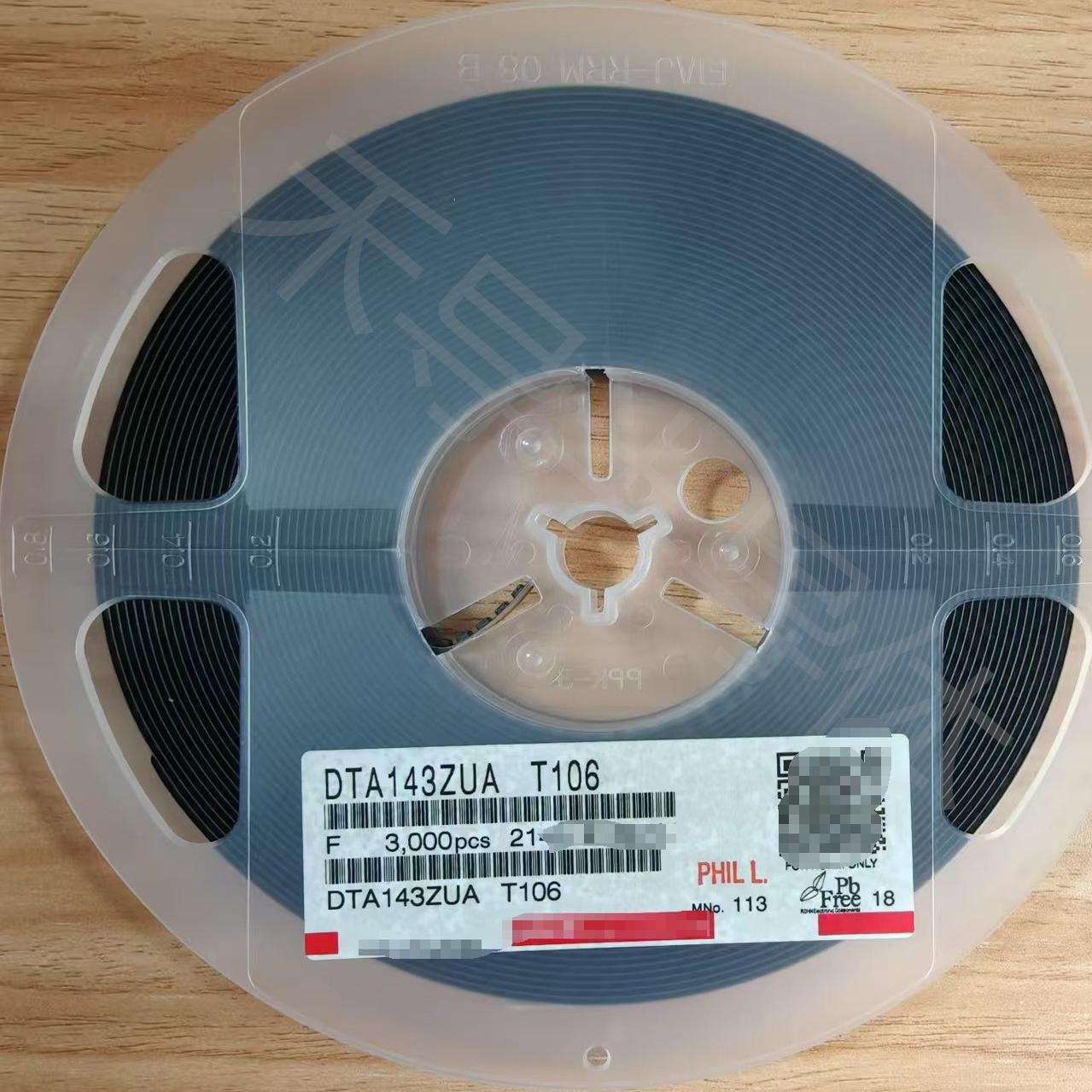 DTA143ZUAT106 SOT-323 DTA143 丝印 13 数字晶体管 ROH(100个)