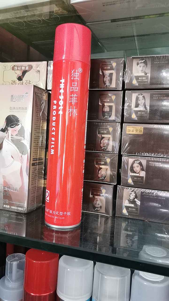 独品菲林强力定型喷雾快干胶速干发胶男女特硬发廊强劲塑形沙龙级