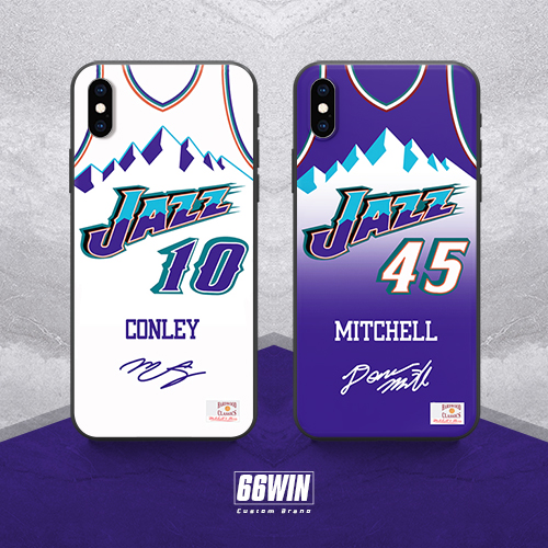 iPhone16Promax软壳犹他爵士复古