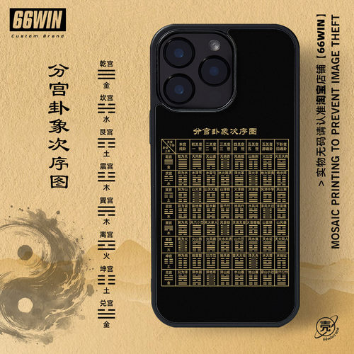 iPhone17手机壳易经六十四卦象