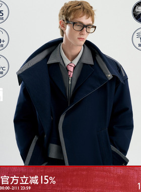 【主理人推荐】启世录“年度压轴”95鹅绒奢品牛仔翻领羽绒服冬季