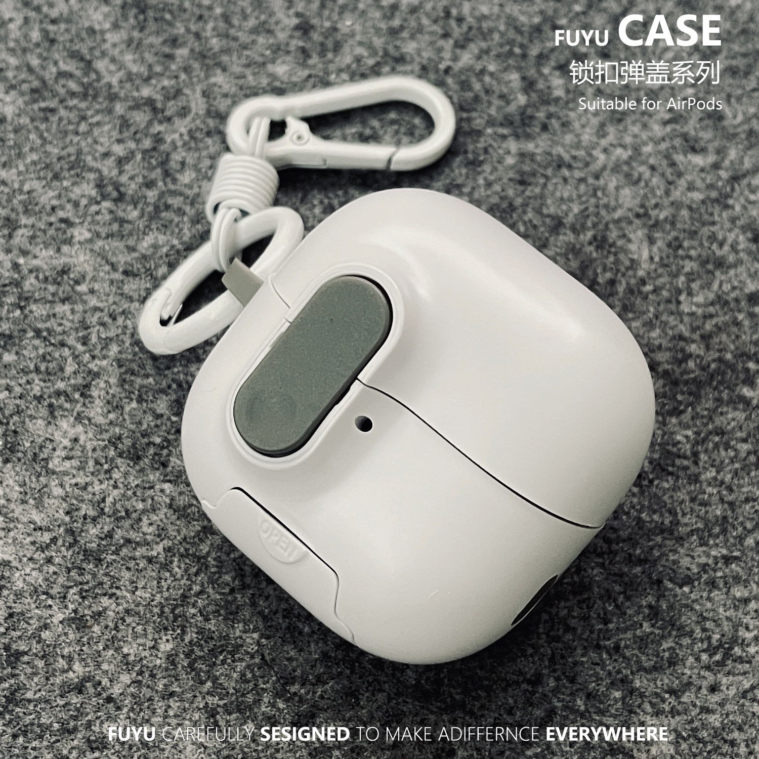 新款适用于华为freeclip2耳机保护壳freeclip二代保护壳创意开关freebudspro5保护套秒变支架freebudspro4