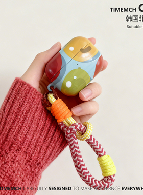 TimeMch 童趣水果 适用于airpods4保护壳卡通可爱airpodspro3保护套苹果耳机保护套二三四代airpdos3创意艺术