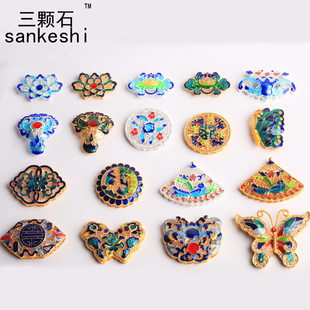 大号新款毛衣链 流苏配件 多孔 滴油景泰蓝复古工艺 DIY饰品材料