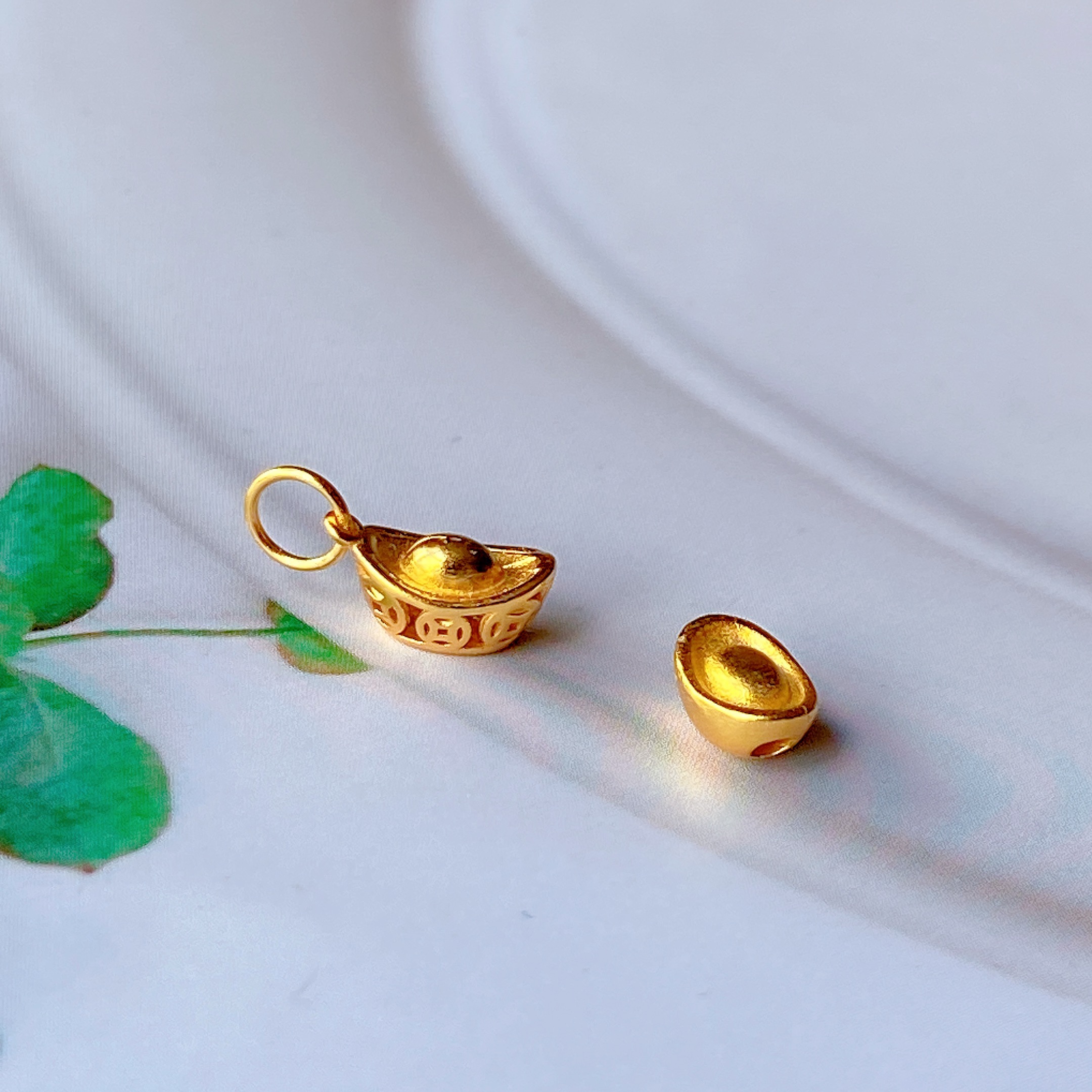 手工原创手串配饰项链三颗石纯银