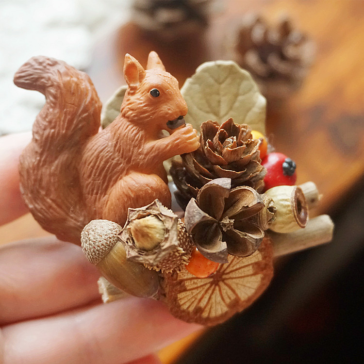 森林系永生花项链胸针冰箱贴浆果