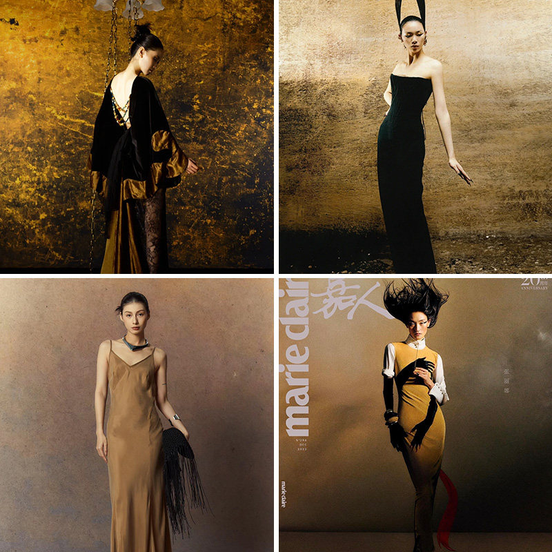 现货直发室内商拍咖色拍照背景布淘宝个性写真异形棕色摄影背景纸