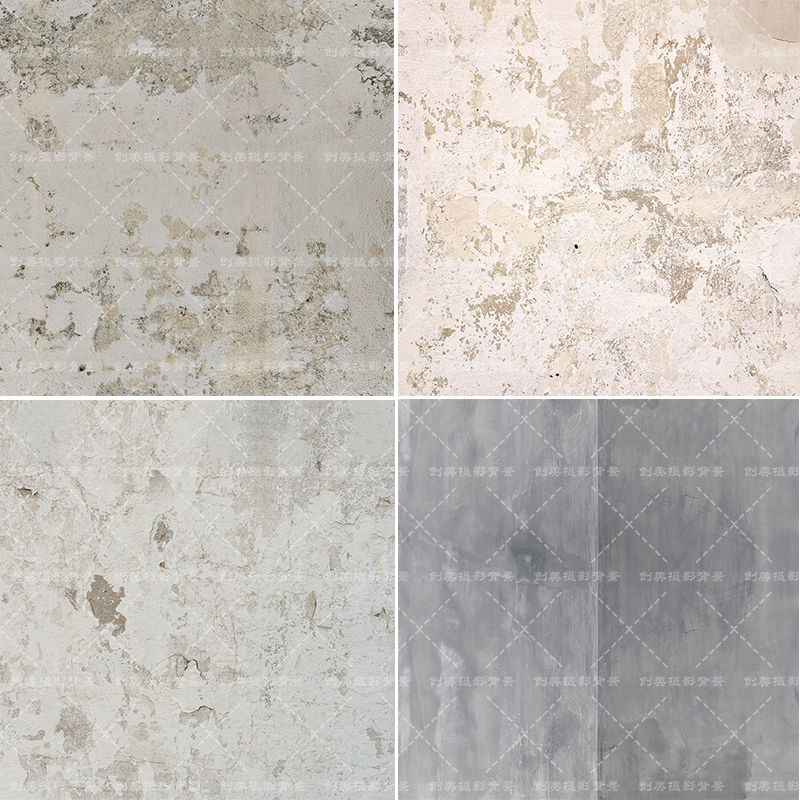 影楼婚纱复古墙背景布破墙商拍写真背景纸仿手绘肌理拍照油画背景