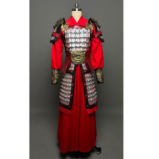 舞台表演服女将军出租 盔甲舞蹈服艺考红妆服装 影视古装 花木兰同款