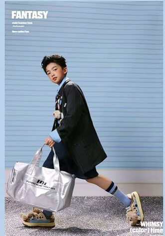 新款儿童摄影服装道具影楼写真艺术照潮童表演演出西装英伦风西服