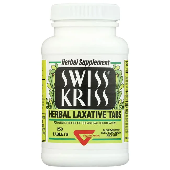 Swiss Kriss Herbal Laxative Tablets天然草本