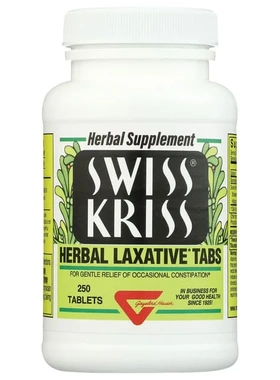 Swiss Kriss Herbal Laxative Tablets天然草本