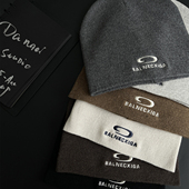 韩系简约字母刺绣毛线帽女秋冬保暖显脸小护耳包头冷帽潮男针织帽