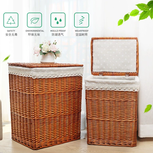 Ikea, плетеная корзина для белья, большая корзина для хранения, система хранения, экологичная ткань для стирки