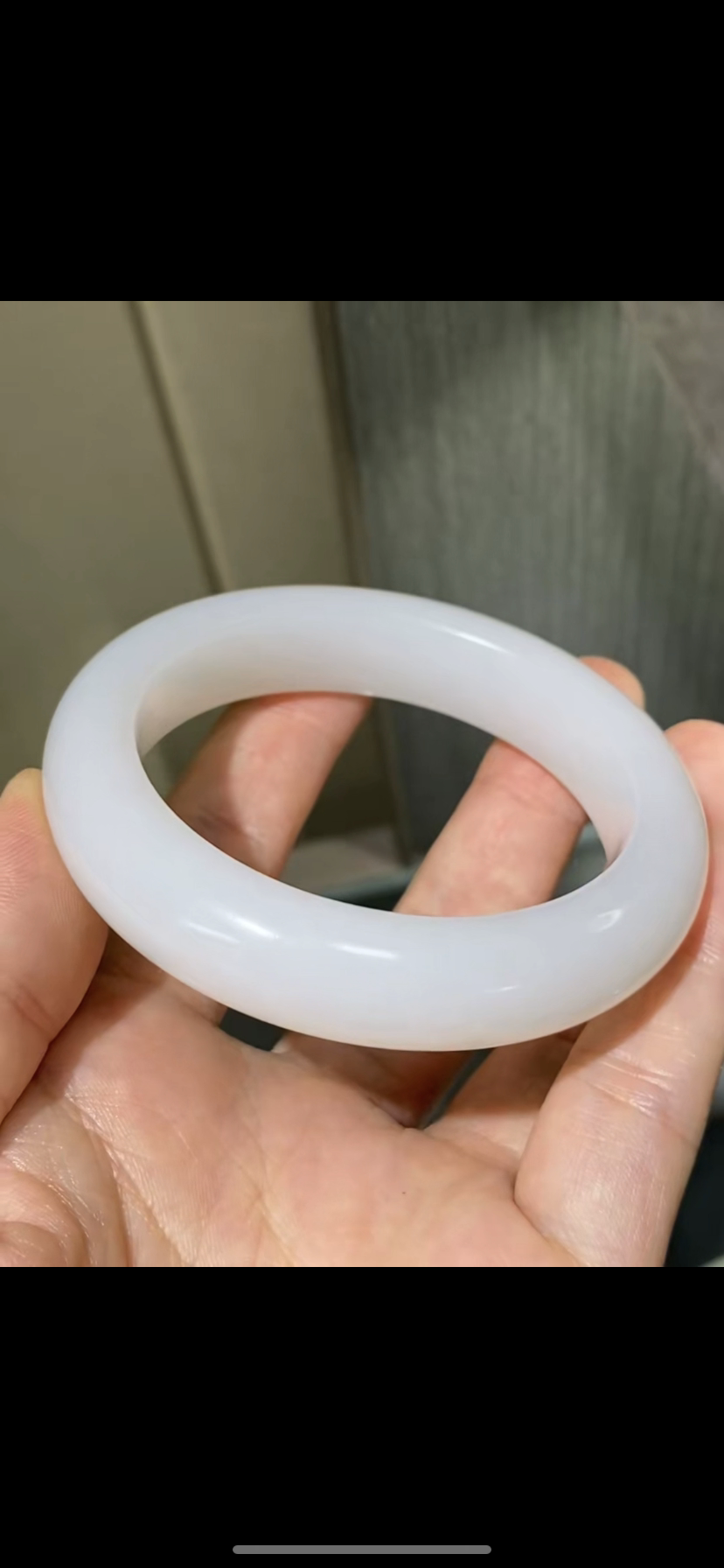 天然精品新疆和田玉籽料 平安镯 手镯 55mm 正品带证书二十年老店