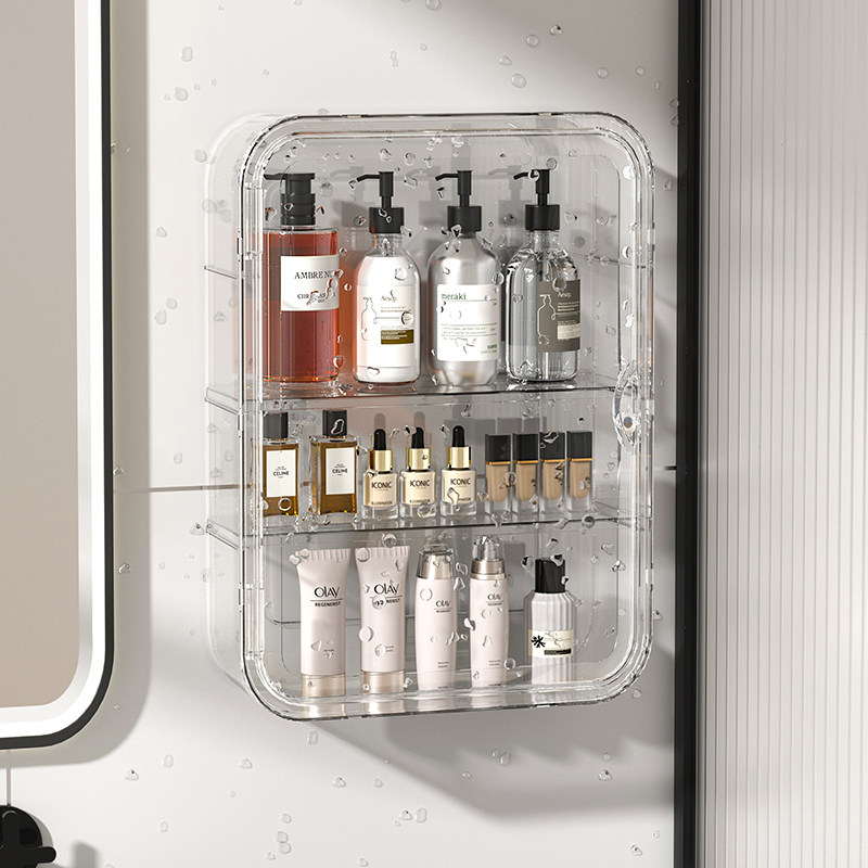 免打孔浴室置物壁挂式卫生间洗漱台化妆品收纳架子镜柜前收纳盒子,家庭/个人清洁工具,浴室角架/置物架,淘宝优惠券,粉丝福利购,淘宝优惠卷