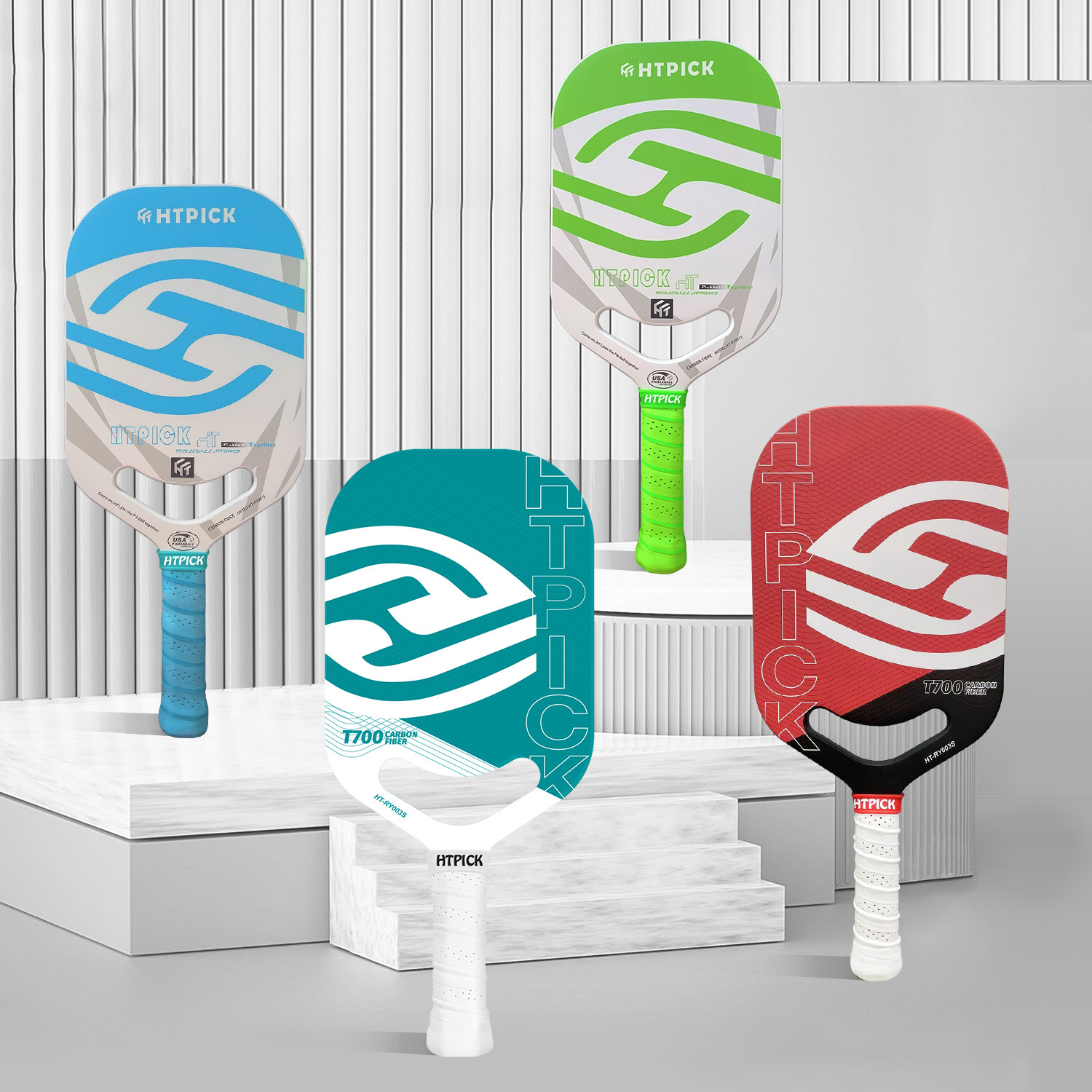 HTPICK匹克球拍板专业高端热压一体比赛力量训练T700碳纤维匹克球