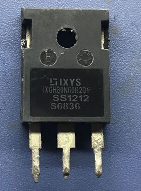 回收电子元器件IXGH30N60B2D1 TO-247 IXYS IGBT带阻尼 30A600V