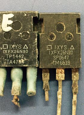 回收电子元器件IXFX26N90 大功率MOS场效应管26A900V原装进口拆机
