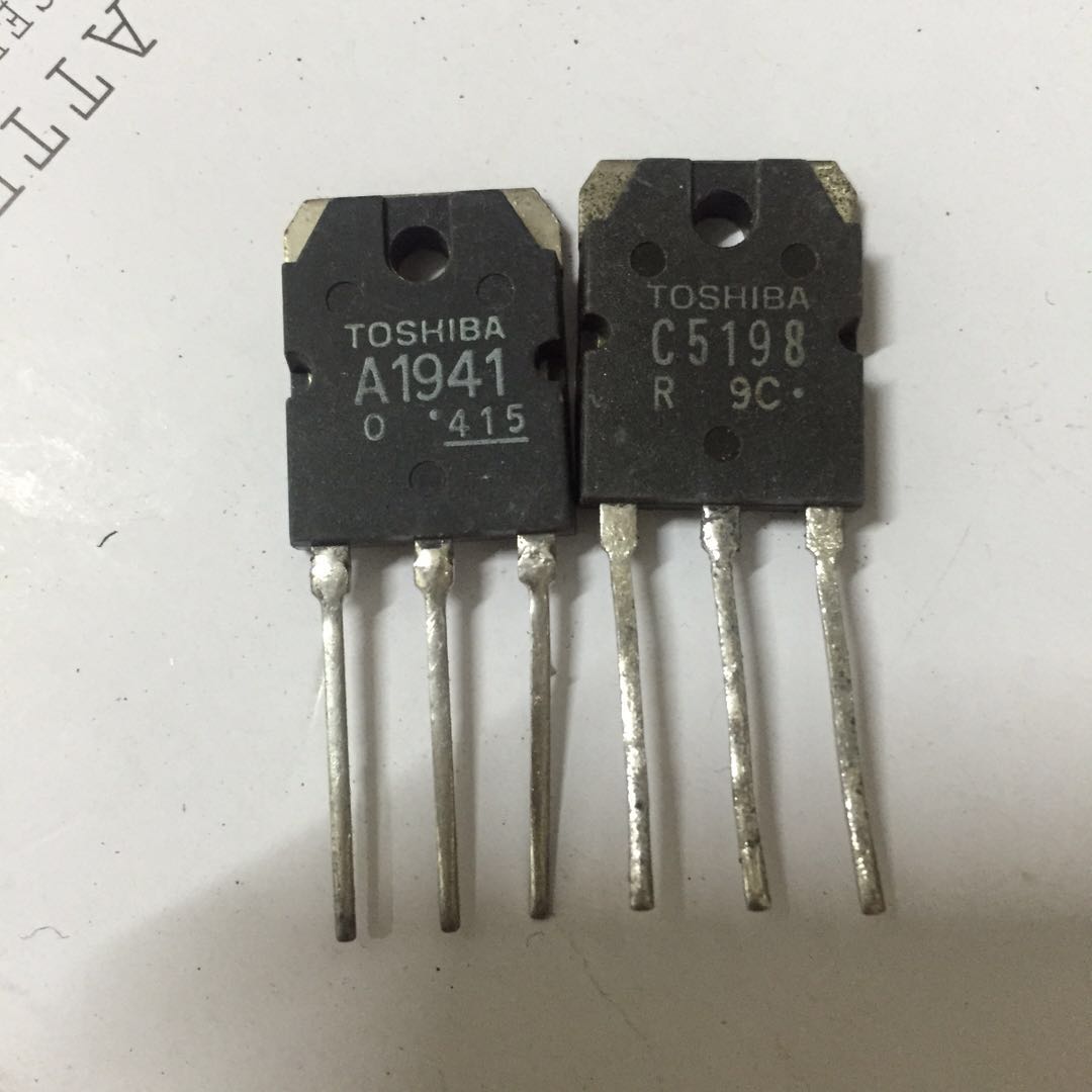 回收电子元器件2SA1941 2SC5198 A1941 C5198 进口音频功放配对管