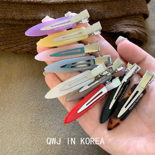 韩国进口France尖尖头叶片无痕夹