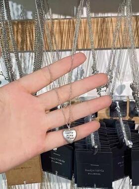 新款 brandymelville复古爱心bm项链女甜美可爱百搭锁骨项链