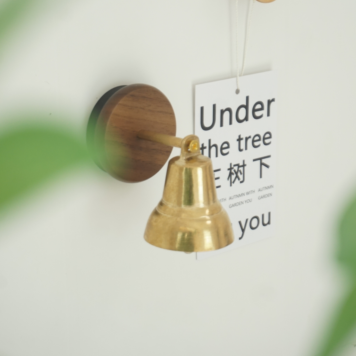 入户门黄铜磁吸铃铛风铃