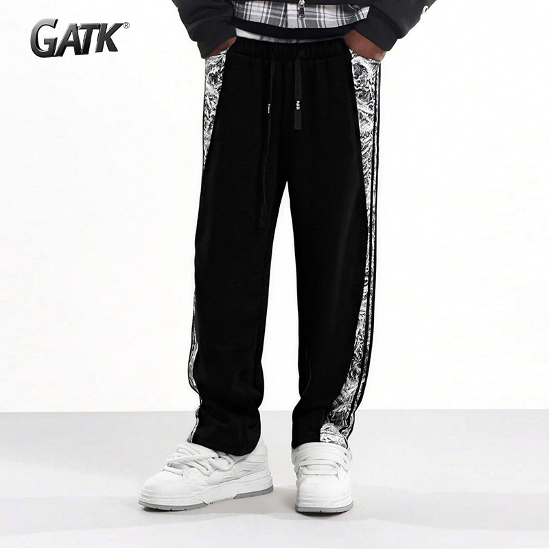 GATK 美式重磅国潮休闲裤秋季男士宽松工装休闲百搭直筒运动长裤