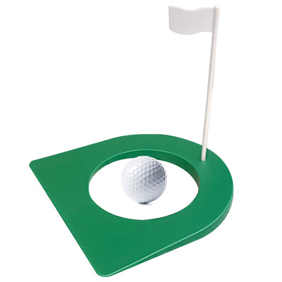 高尔夫推杆练习器球洞球杯模拟器室内推杆训练器带旗golf训练用品