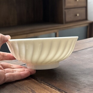 羊脂玉家用米饭碗汤碗面碗汤碗润如玉高货釉下彩