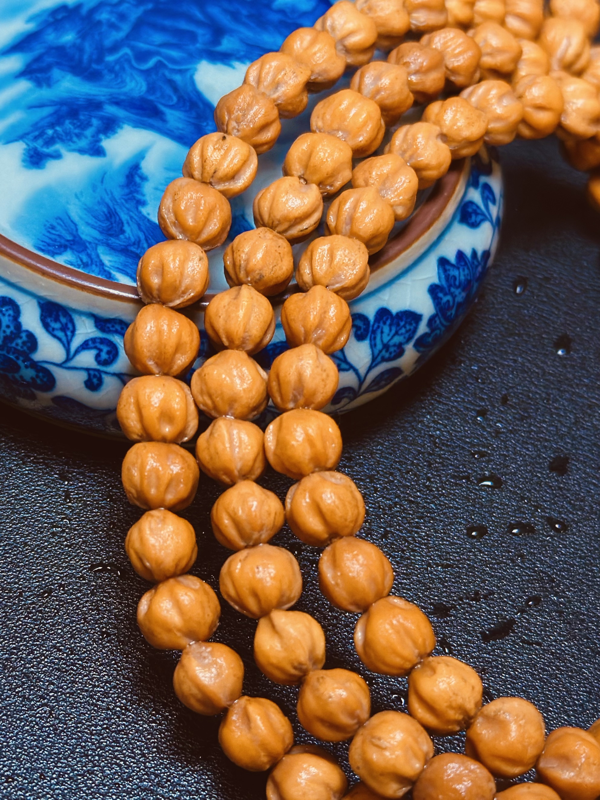 热振柏香籽麻皮莲花顺坑透感玉化经典耐看N