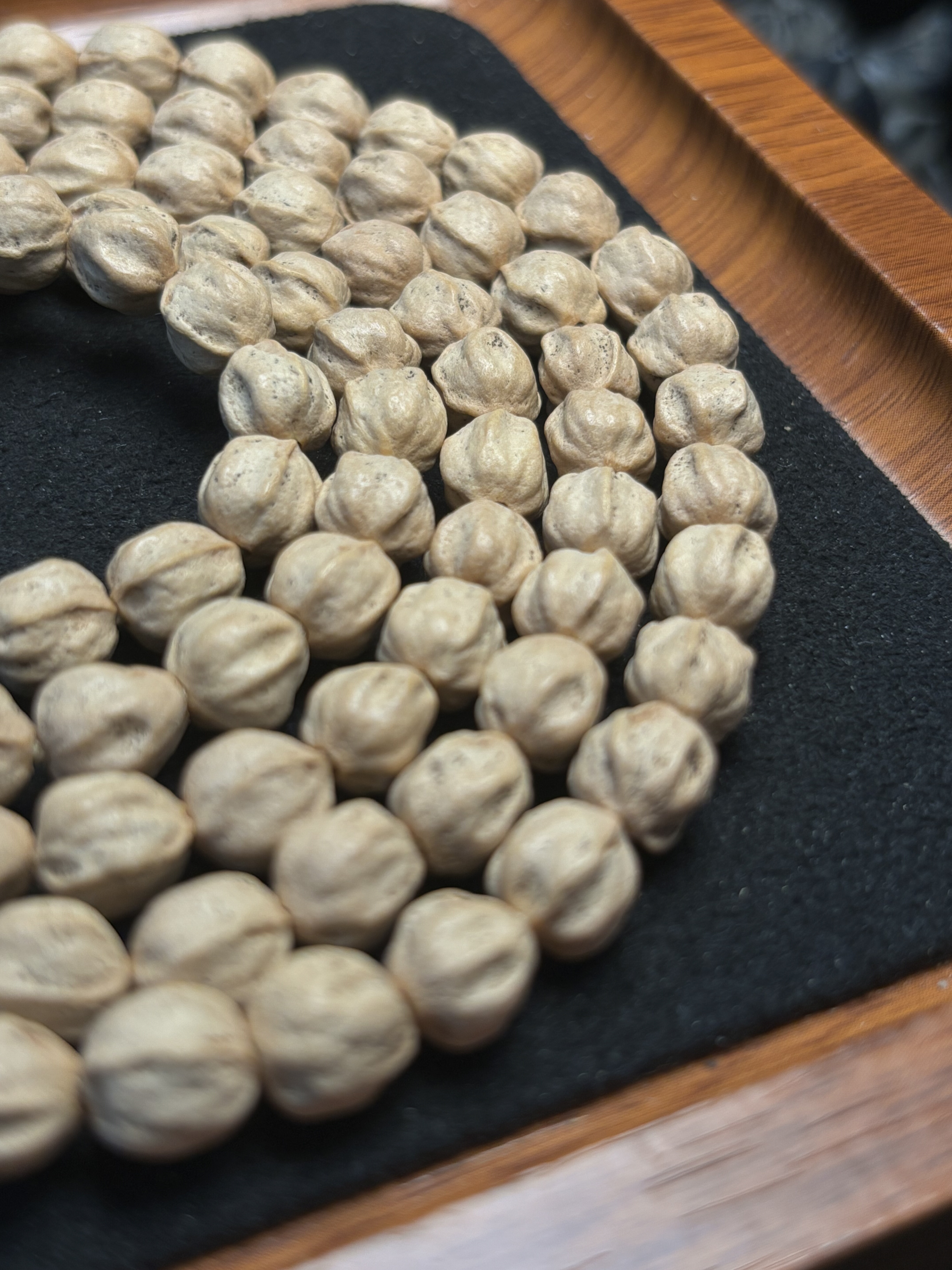 孤品原桩深坑7mm热振百香籽高油密108长串福利莲花多棱一物一图