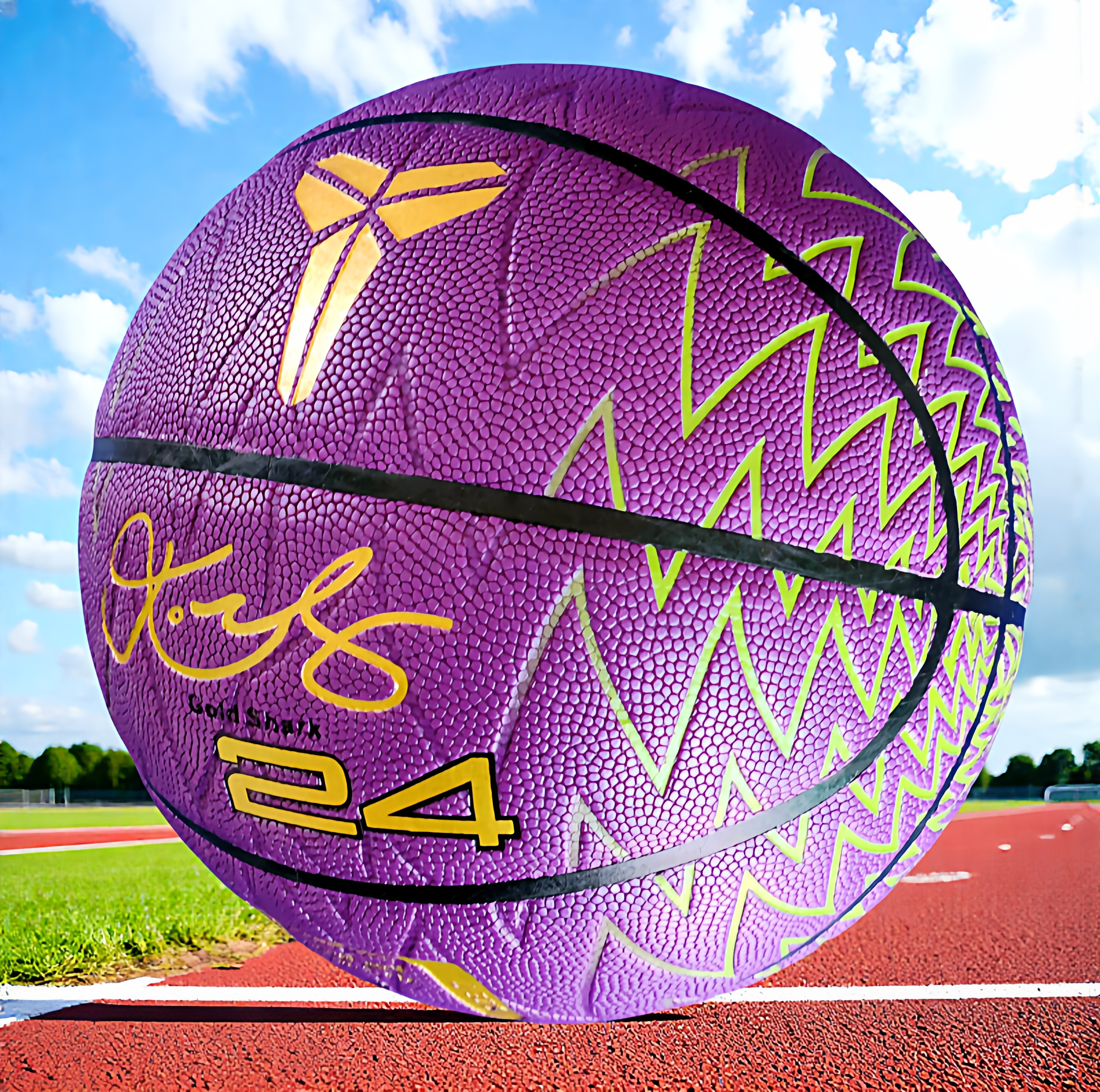 科比篮球黑曼巴签名正品成人青少年室外比赛真皮手感耐磨7号篮球