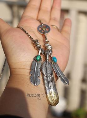 高桥吾郎羽毛民族风男女款项链