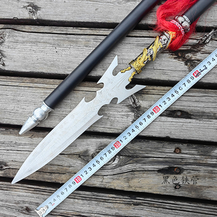 龙泉十八般兵器可拆卸红缨枪方天画戟蛇矛霸王枪武术长枪矛未开刃