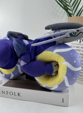 32cm朱紫神兽密勒顿摩托车形态koraidon&miraidon plush毛绒公仔